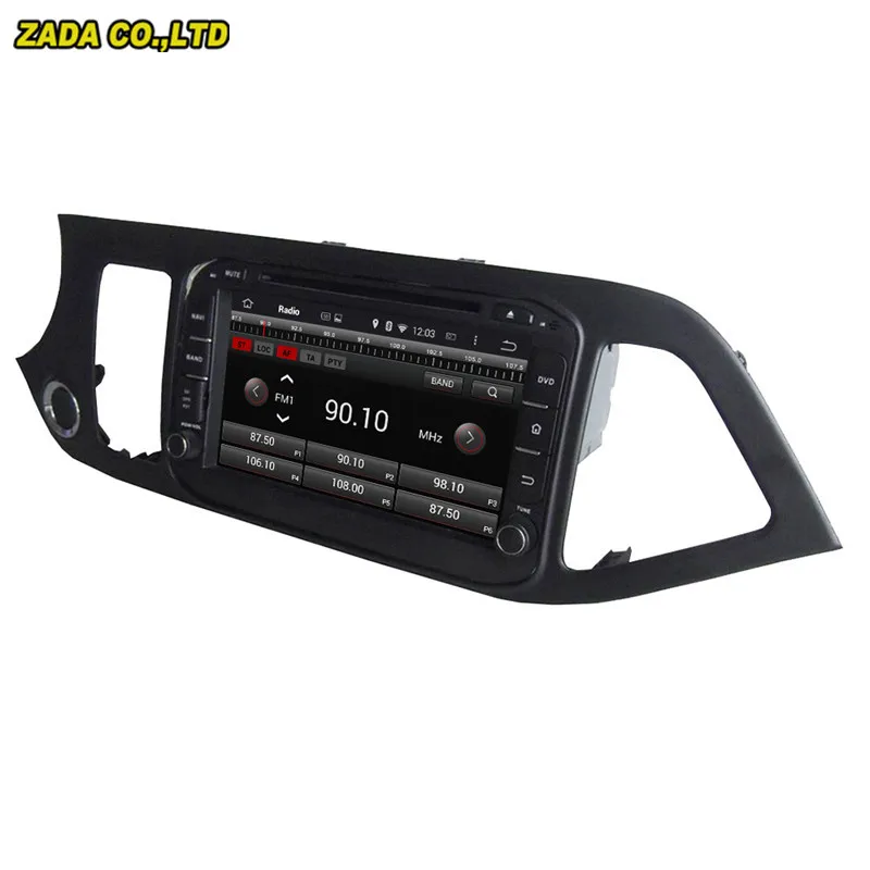 NaviTopia 8inch Car DVD Quad Core Android 8.1 Radio GPS For KIA Morning/Picanto 2014 Bluetooth Support Mirror link 16GB | Автомобили и