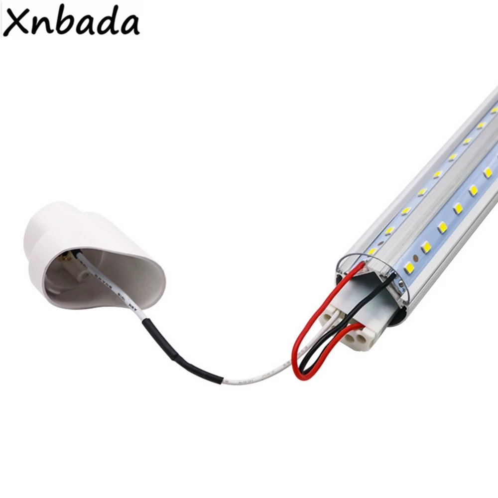 12 Вт/18 Вт V-Shaped T8 интегрированная Светодиодная трубка 2 фута охладитель двери двойные стороны SMD2835 светодиодные флуоресцентные огни 0,3 м 0,6 м AC85-265V