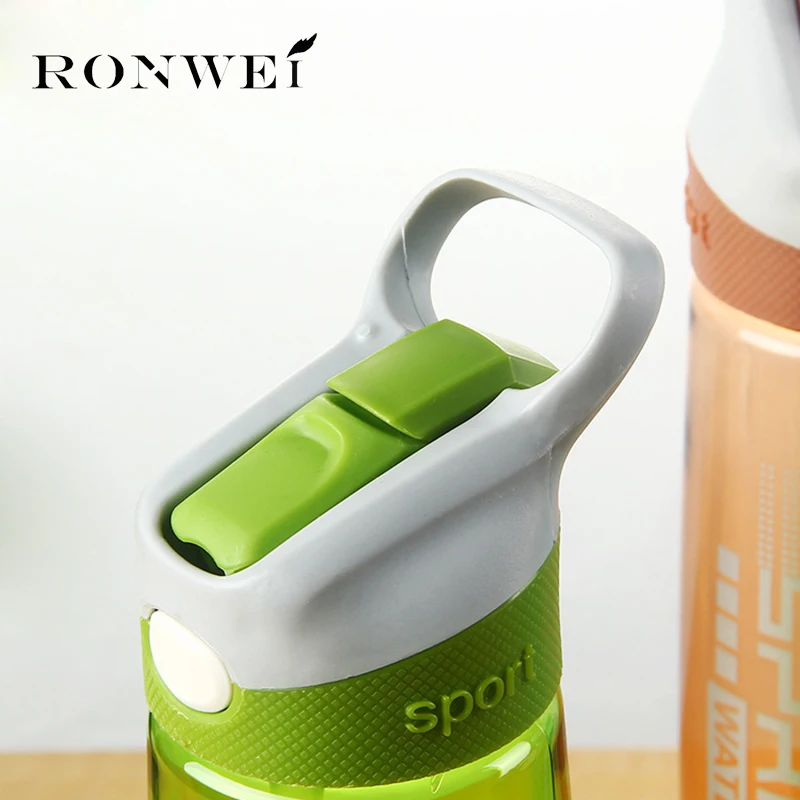 3 цвета защита от ударов Спортивная бутылка для воды с соломинкой герметичный