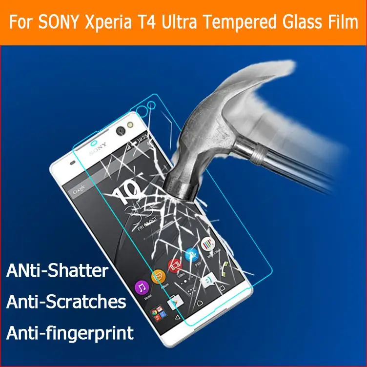 Закаленное стекло пленка для Sony Xperia T2 Ultra T4 ультра стеклянная T3 TX GX LT29i Защитная