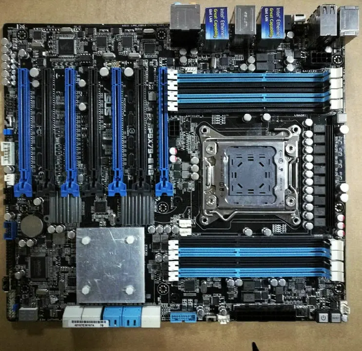 P9X79-E WS материнская плата 2011 рабочая станция Pin DDR3 физическая карта без
