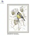 Набор для вышивки крестом DMC, с принтом птиц поздней осени, 11CT, 14CT