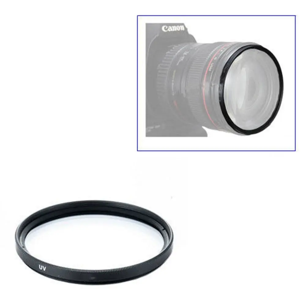 77 мм УФ фильтр + крышка объектива бленда для Canon Nikon Tamron Sigma SONY Pentax Zeiss Olympus Fuji Fujifilm