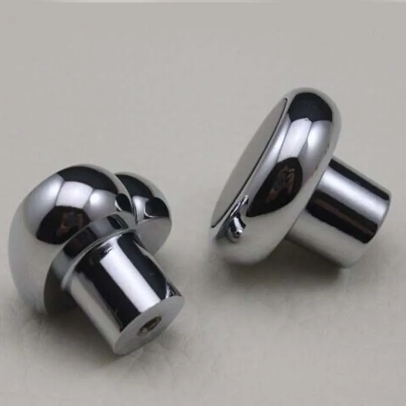 Современное модное украшение мебели ручки в форме сердца Блестящая серебряная