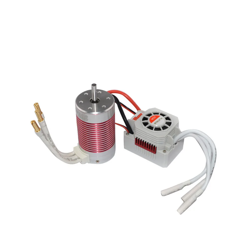 Платиновый водонепроницаемый бесщеточный двигатель 3665 3100KV 2600KV 2100KV с 60A ESC для