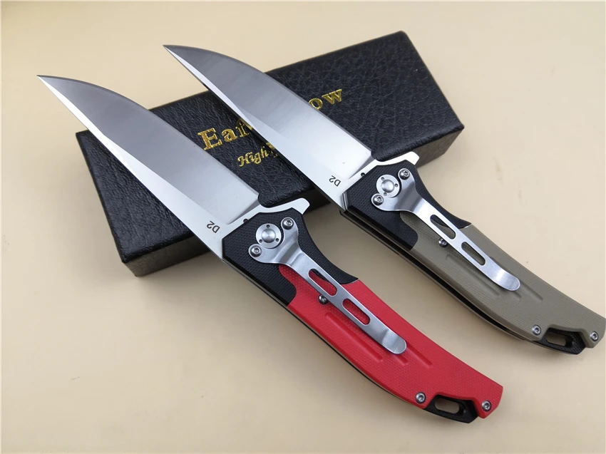 Eafengrow EF53 D2 складной нож g10 Ручка флип карманный/EDC/нож открытый/Кемпинг/утилита/нож выживания складной инструмент