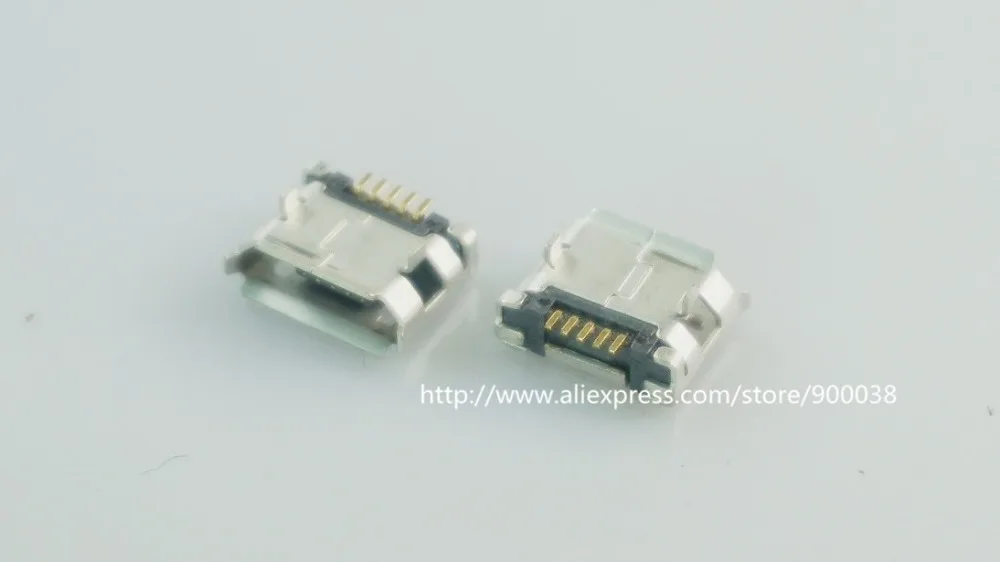 10 шт./Лента Micro USB 2 0 разъем типа B 5 контактный SMT гнездовой прямоугольный корпус