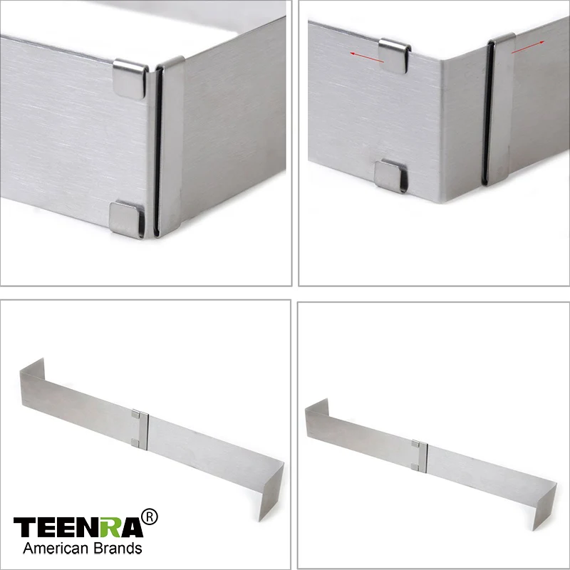 TEENRA 1 шт. Регулируемая форма для Мусса Выдвижная квадратная выпечки мусс