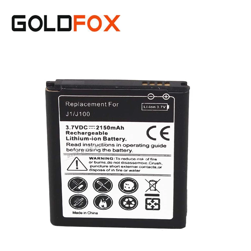 1 шт. 2150 мАч аккумулятор для Samsung Galaxy J1/J100|battery mobile phone|battery mobilemobile phone battery |