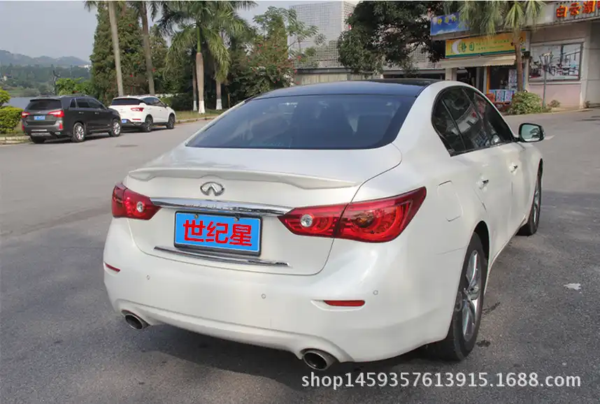 Задний спойлер из АБС пластика для Infiniti Q50 заднее крыло с индивидуальным цветом