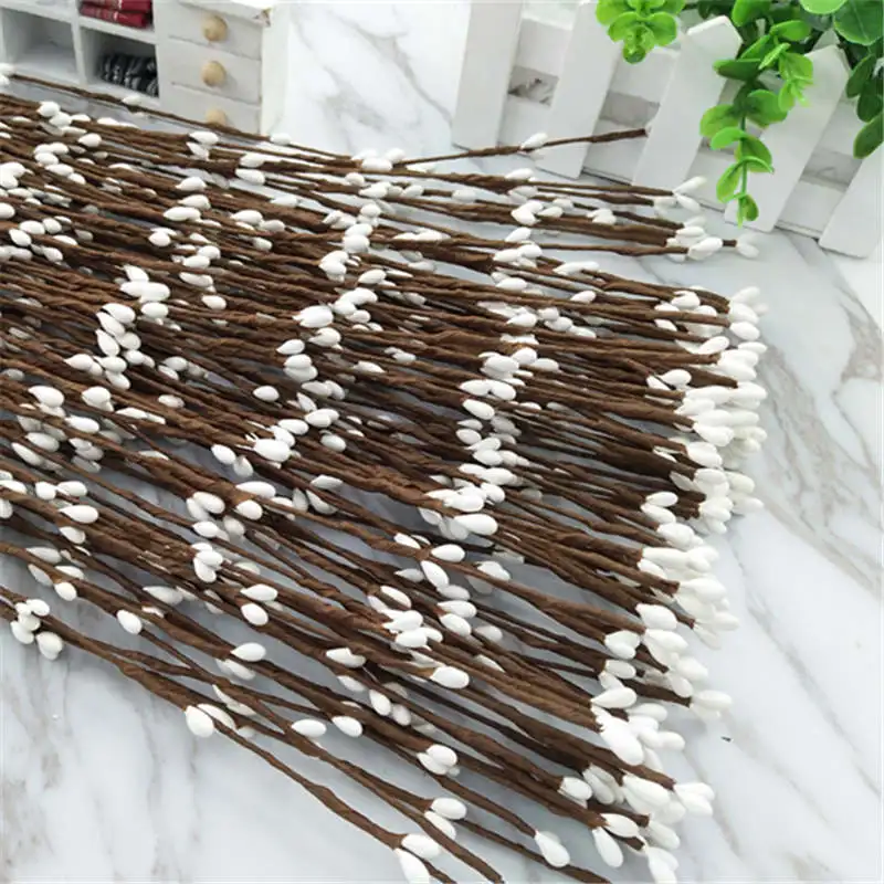 

60CM Stamens Artificial Flower Wreaths Wedding Rings Hair Head Paintings Paint Berry Wreaths DIY Materials 10PCS