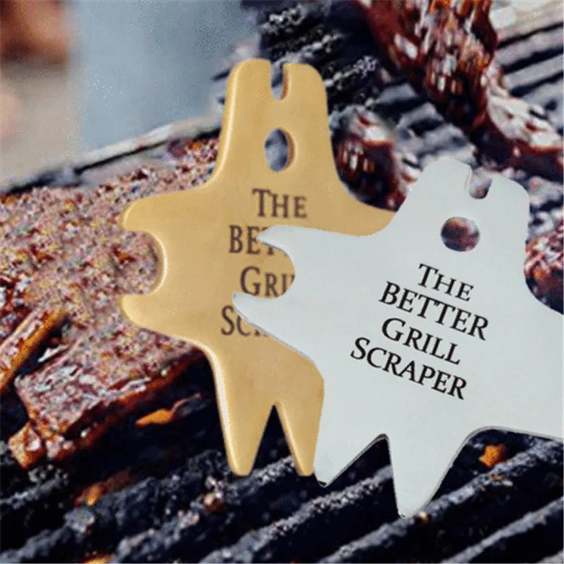 Новинка 2019 кухонный инструмент из нержавеющей стали барбекю Гриль чистящий