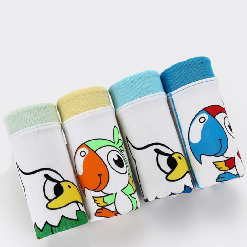 3 шт./лот хлопковое нижнее белье для мальчиков трусы детское трусики с рисунками