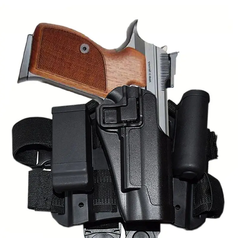 Тактическая кобура для пистолета с подставкой журнала и фонарика 1911 | Спорт