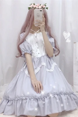 Фото Новинка 2014 года летнее платье в стиле Mori Girl Lolita с оборками кружевное пэчворк Новинка 2014 года летнее платье в стиле Mori Girl Lolita с оборками кружевное пэчворк
