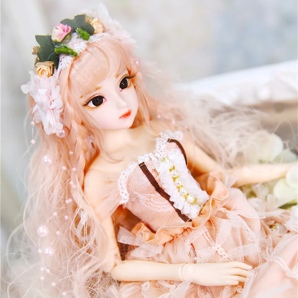 1/4 BJD Blyth кукла молочная королева имя Клэр коралловые волосы механическое соединение тела девушки ледяной, SD