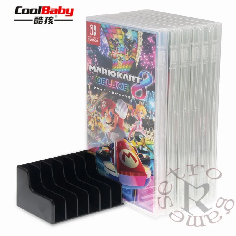 2 шт./лот подставка для хранения игровых карт держатель CD дисков поддержка Nintendo