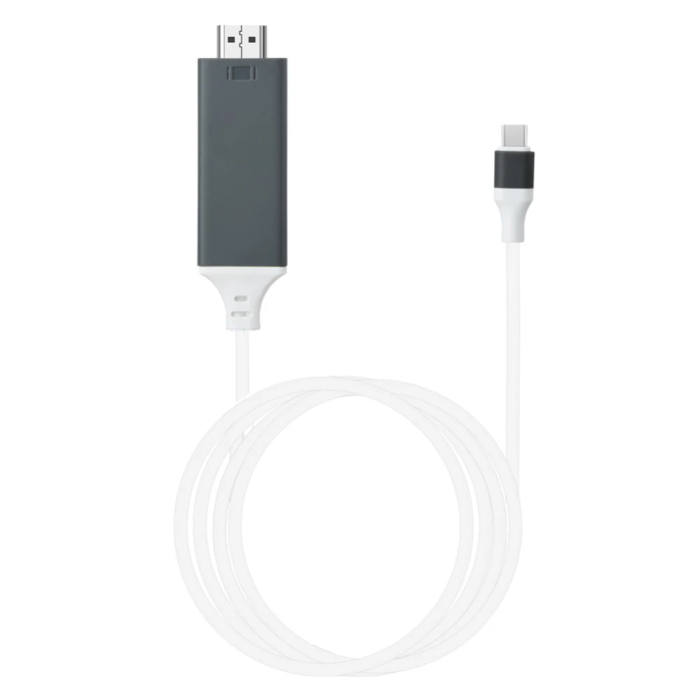 A5611 GreyWhite 4K Тип C телефон к телевизору HDMI кабель адаптер USB C видео ссылка для MacBook Google Chromebook Pixel samsung galaxy S8 S9 S10 S10e - Цвет: A5611 GreyWhite