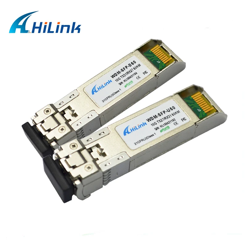 Бесплатная доставка! 2 пары 10 км 10G WDM BIDI SFP 1270 нм/1330 нм DDM LC коннектор | Мобильные