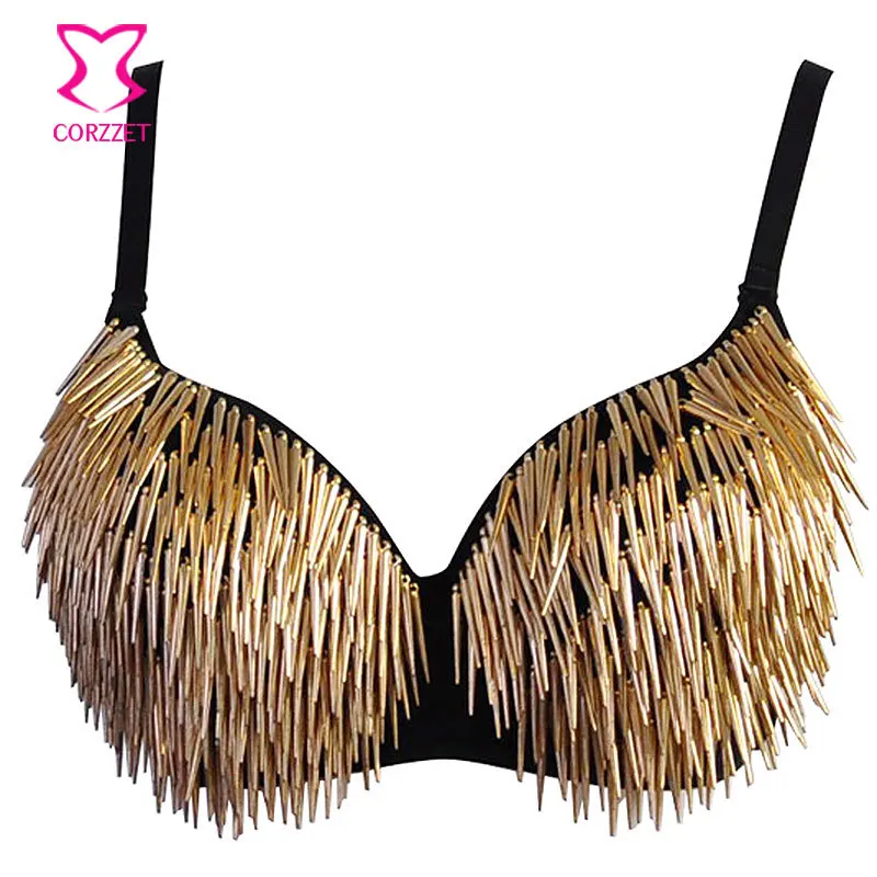 Бюстгальтер пуш-ап с металлическими заклепками | Женская одежда