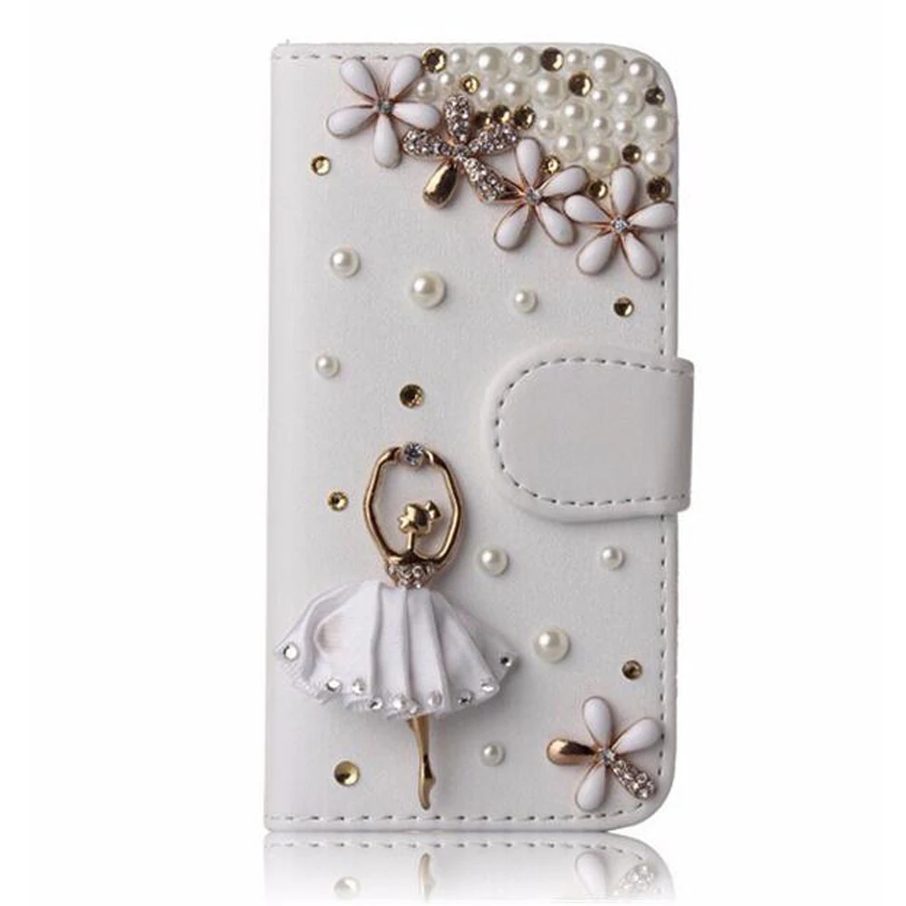 Purse Flip Card Pouch Stand Crystal Diamond Rhinestone Cover Case For Meizu Meilan 5 |
