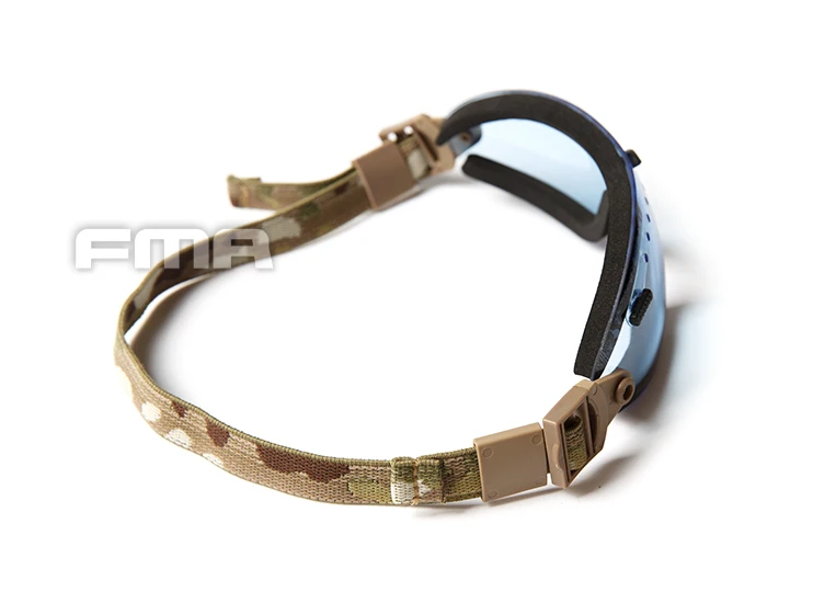 FMA SFOutdoor спортивные тактический BOOGIE регулятор Goggle очки низкий профиль регулируемый очки Синий объектив