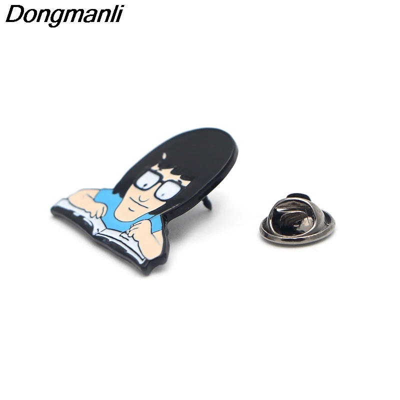 P2131 Dongmanli брошь с эмалью в виде гамбургера Тина для письма друзей фантастики