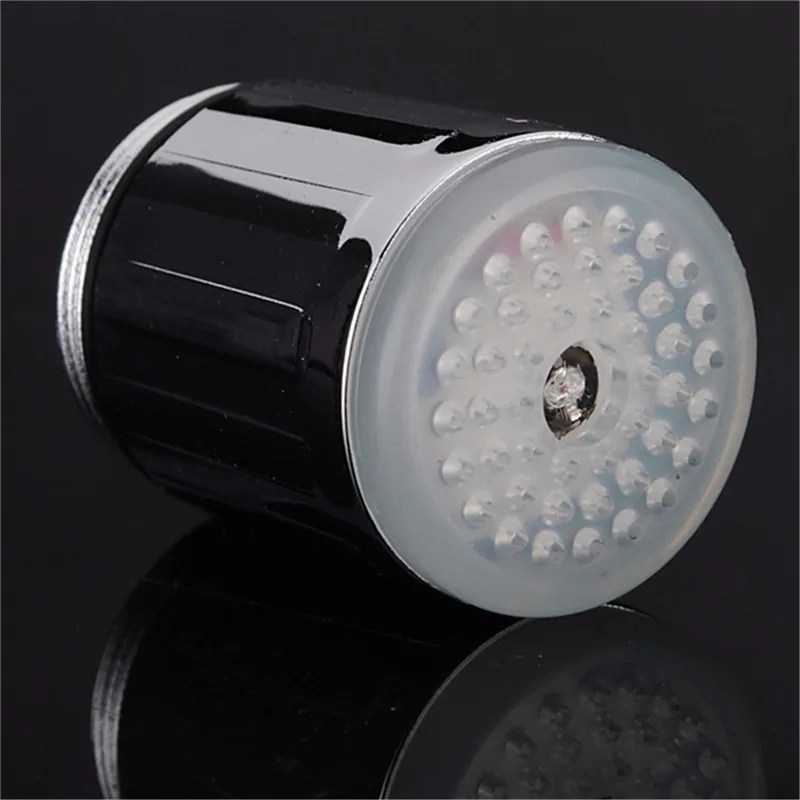 1 Pcs LED Light Water Faucet Tap Heads Temperature Sensor 3 Color Changing RGB Glow Bathroom Shower Nozzle Aerators | Обустройство