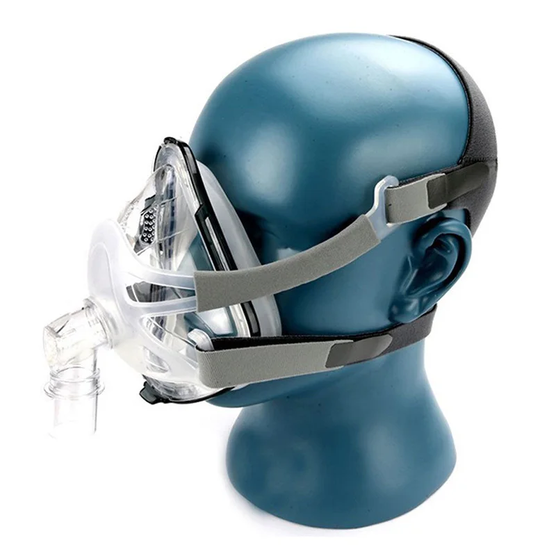 Лицевая носовая маска с головным убором для CPAP BiPAP респиратор сна и храпа