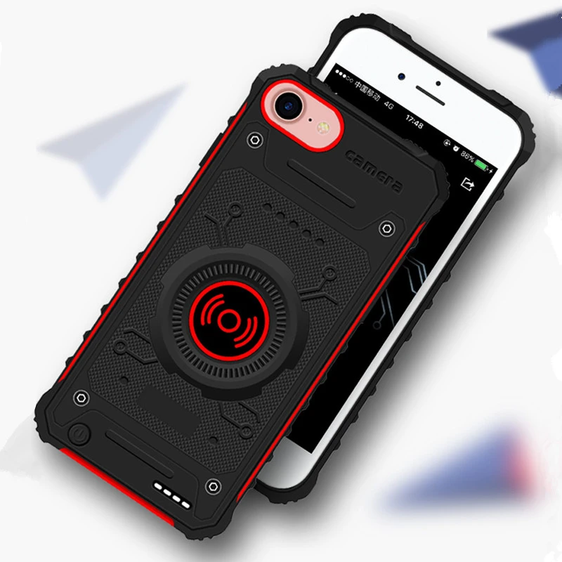 Беспроводное зарядное устройство для iPhone 6 6s 7 8 Plus беспроводное телефона чехол