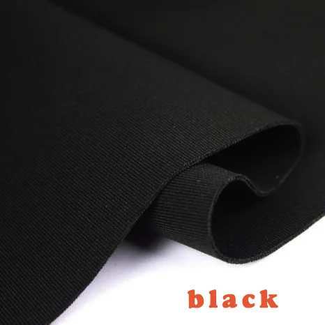 Thick Black Stretch Spandex Fabric Knitted Jersey Skirt suit-dress Sold By The Yard Free Shipping | Дом и сад