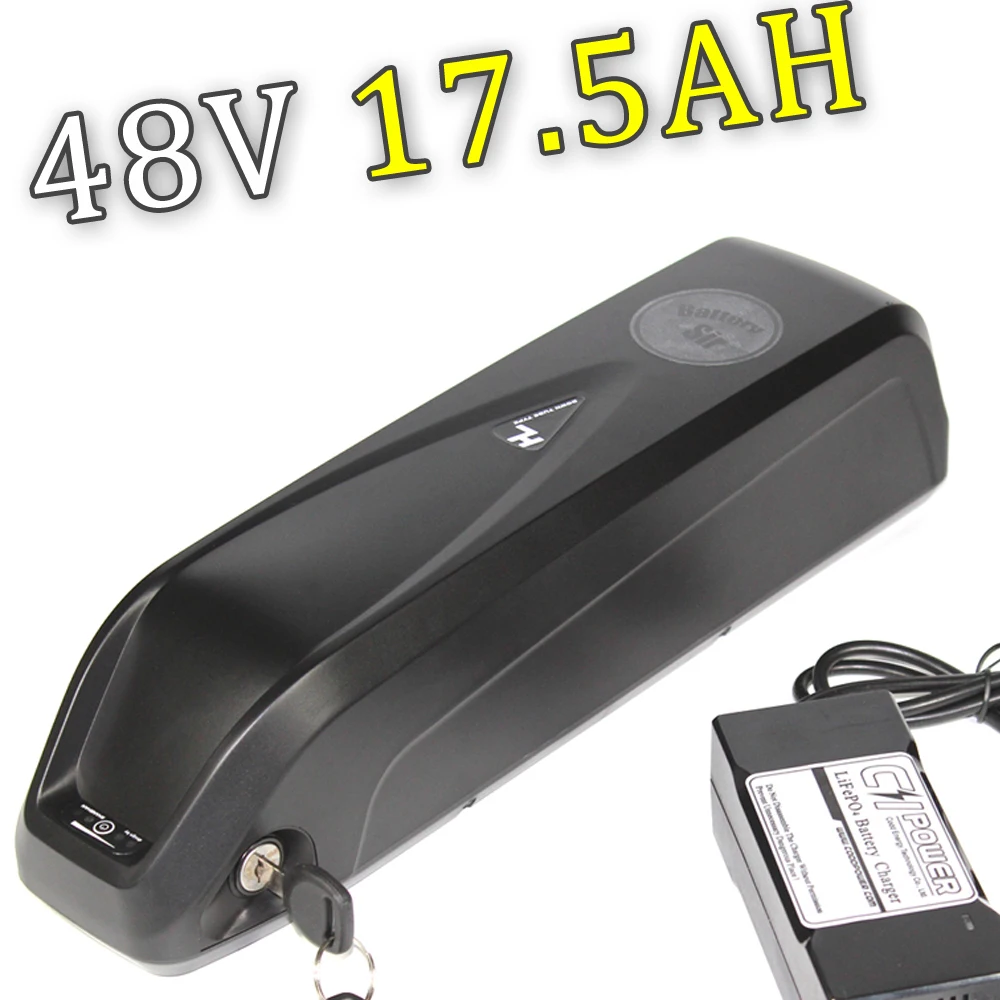 

48V 750W 1000W eBike battery Sanyo GA 18650 cells Electric Bike 48V 17.5Ah li ion battery