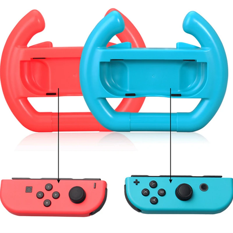 Красный синий контроллер с колесиком для манипулятора направления геймпада NS