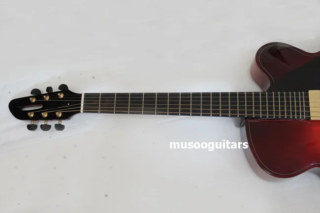 Новый бренд AAA ручной работы Archtop 16 "Джаз гитара с чехлом в Sunburst|Гитары| |