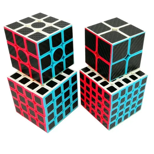 Cuber speed cubing Bundle Phantom наклейка из углеродного волокна магический куб 2x2 3x3 4x4 с 5x5