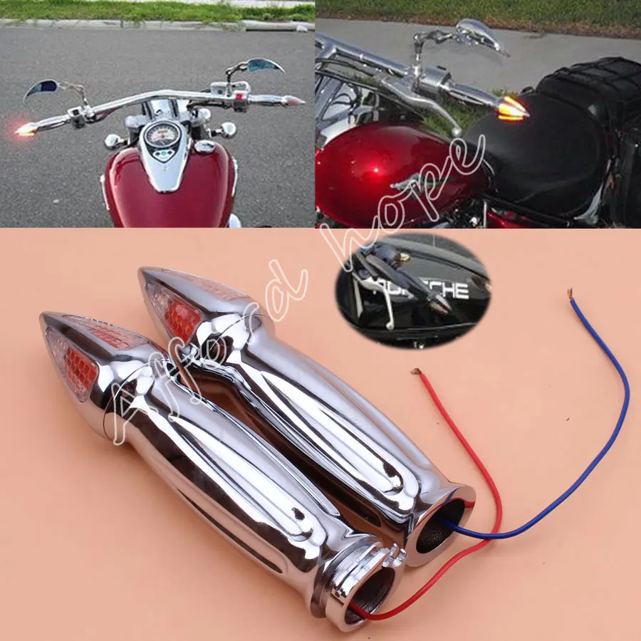 Мотоциклетный хромированный алюминиевый 1 &quotруль рукоятка + наконечники