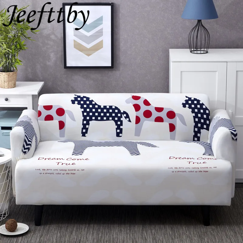 

Home Decoration Elastic Sofa Tight Wrap All-inclusive Slipresistant Cartoon Sofa Cover Elastic Sofa Single/Two/Four-seater