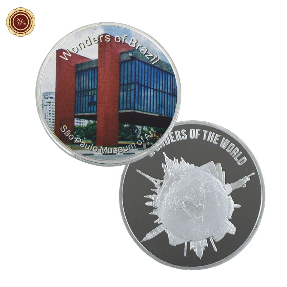 WR изготовленная на заказ металлическая монета САО-Паулу бразильский