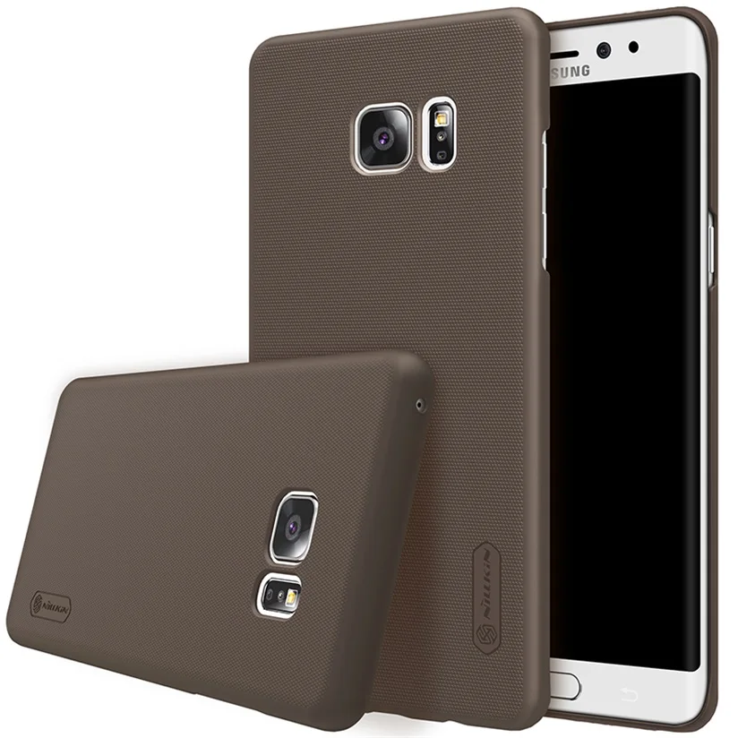 Для samsung Galaxy Note FE(Fan Edition) чехол Nillkin Супер Матовый Щит Жесткий PC задняя крышка чехол для телефона для samsung Note FE - Цвет: Brown