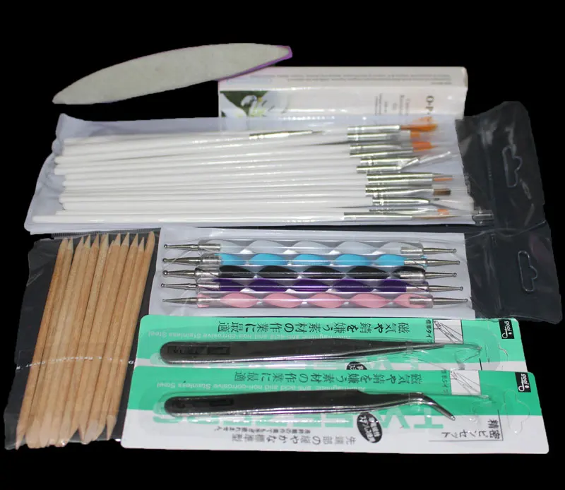 2017 реальные маникюрный набор акриловую пудру для ногтей УФ гель маникюр Сделай