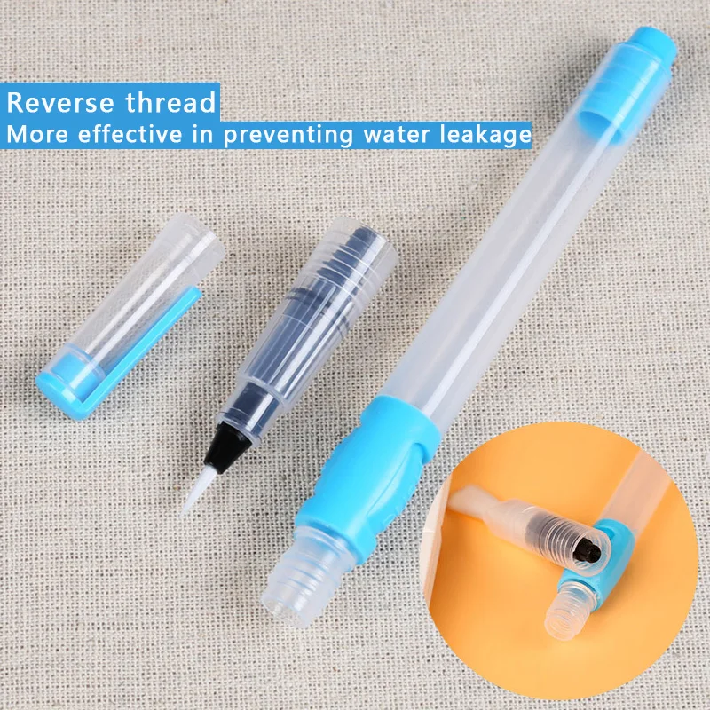 6 шт./лот толчок воды чернильная ручка для акварели кисть Набор Каллиграфия