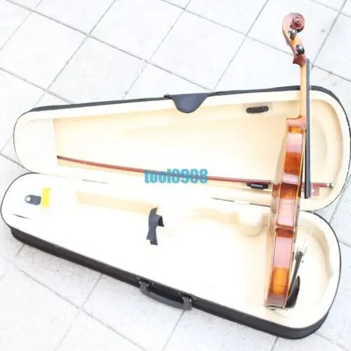 

NAOMI Acoustic Violin 4/4 Violin Flamed Maple Wood Nice Sound Hand Made Ebony Accessories SET