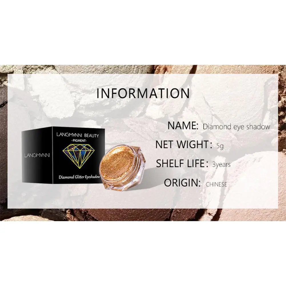 XY Fancy 1 шт. Модные женские тени для век с металлическим блеском Косметика темно