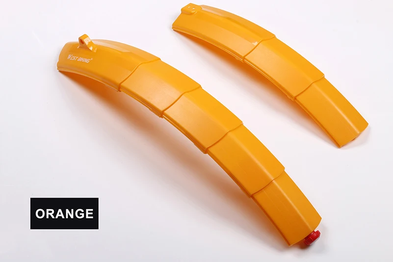 West biking велосипедные складные крылья с задним светом MTB дорожный велосипед быстросъемный передний задний комплект велосипедный брызговик с светодиодный фонарь