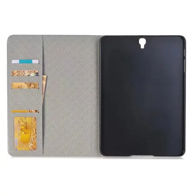 Модный чехол для samsung Galaxy Tab S3 T820 T825, 9,7 дюймов, чехол для планшета s, сетчатый Стильный кожаный чехол с подставкой+ ручка