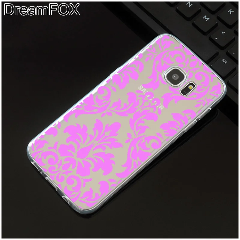 DREAMFOX M063 Beautiful Paper Cut Art Soft TPU Silicone Cover Case For Samsung Galaxy S5 S6 S7 S8 S9 S10 5G S10E Lite Edge Plus |
