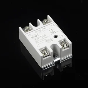 1pcs High Quality Brand New Muxi Solid State Relay SSR-10DD SSR-25DD SSR-40DD 5-24VDC To 24-380VDC 6-20mA Temperature Control