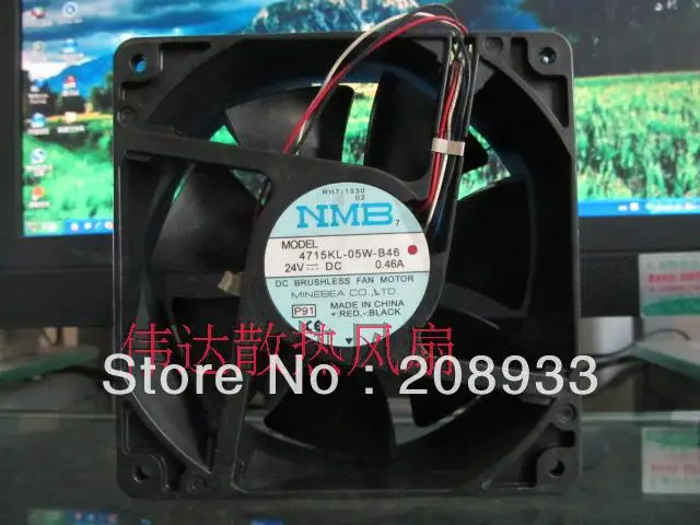 Для minбела NMB 12038 24V DC 0.46A 4715KL 05W B46|nmb|minebea |