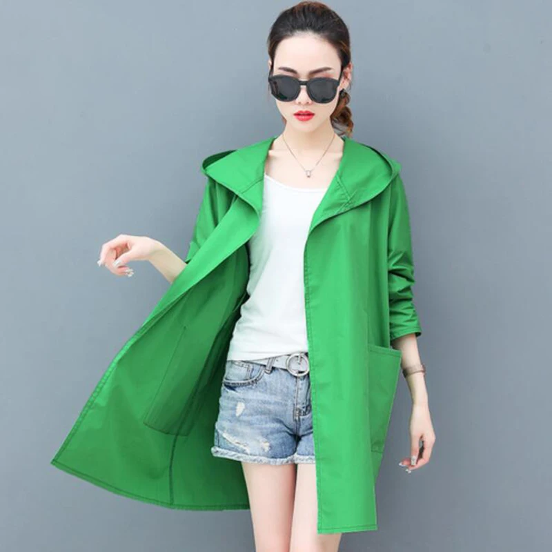 Сезон: весна–лето куртка с капюшоном 2019 модные женские туфли Открытый Свободные