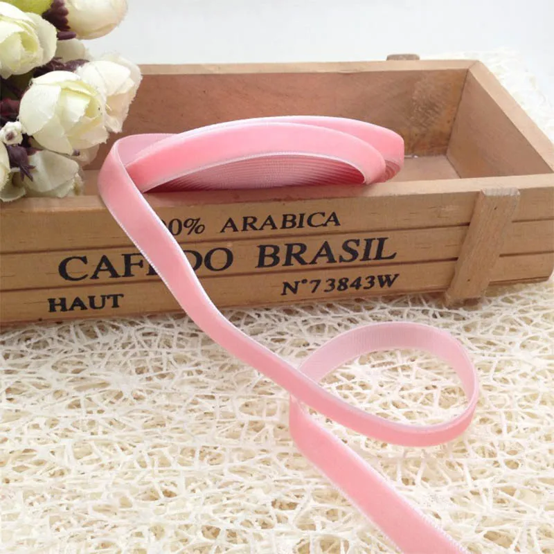 Orange pink 5 м 9 мм DIY Подарочные обертывания бархатная лента Высокое качество удобные мягкие Швейные аксессуары 1 шт. Лидер продаж популярные аксессуары для волос - Цвет: Orange pink